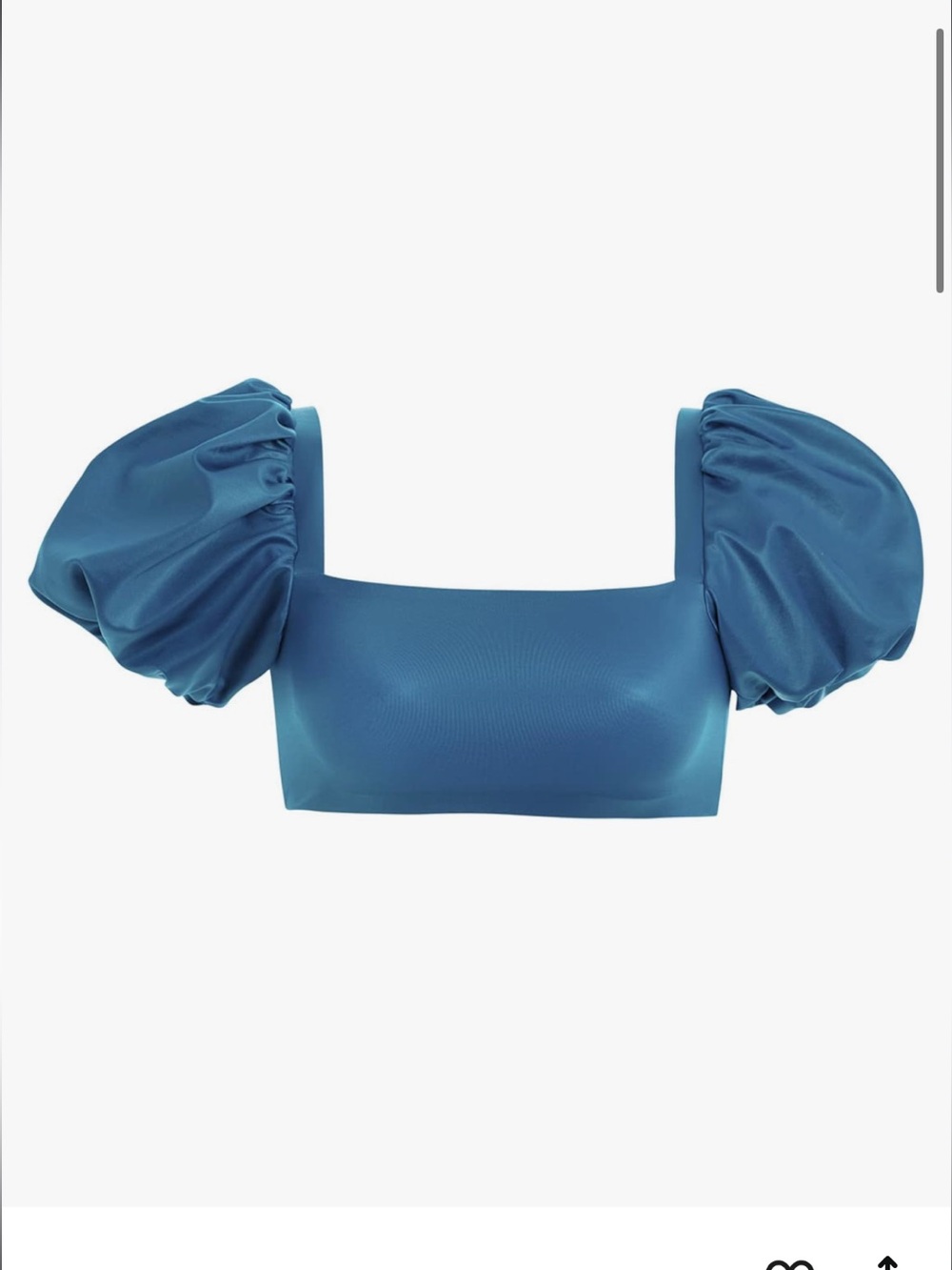 EUC Agua Bendita Calista Nettuno Bikini Top - Blue - 2XL